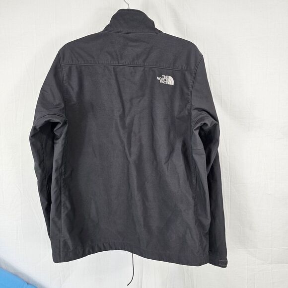 The North Face Jacket Mens Size Medium Gray/Black Windstopper Softshell - Picture 4 of 6